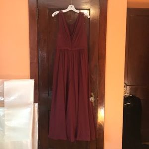 Jenny Yoo Collection Burgundy Bridesmaid Dress